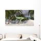 Dilophosaurus Hunting Arid Climate Wall Decal
