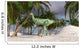 Dilophosaurus Hunting Arid Climate Wall Decal