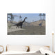 Large Brachiosaurus Roaming Edge Wall Decal