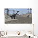 Large Brachiosaurus Roaming Edge Wall Decal