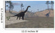 Large Brachiosaurus Roaming Edge Wall Decal