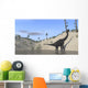 Large Brachiosaurus Standing Lake Wall Decal Design 2