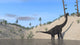 Large Brachiosaurus Standing Lake Wall Decal Design 2