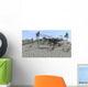 Gigantoraptor Running across Prehistoric Wall Decal Design 2