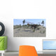 Gigantoraptor Running across Prehistoric Wall Decal Design 2