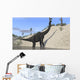 Large Brachiosaurus Standing Lake Wall Decal Design 1