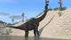 Large Brachiosaurus Standing Lake Wall Decal Design 1