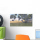 Large Brachiosaurus Grazing Tropical Wall Decal Design 3