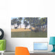 Large Brachiosaurus Grazing Tropical Wall Decal Design 3