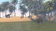 Large Brachiosaurus Grazing Tropical Wall Decal Design 3