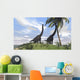 Two Large Brachiosaurus Grazing Wall Decal Design 5