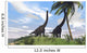 Two Large Brachiosaurus Grazing Wall Decal Design 5