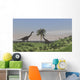 Two Large Brachiosaurus Grazing Wall Decal Design 4