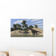 Large Brachiosaurus Walking along Wall Decal Design 2