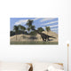 Large Brachiosaurus Walking along Wall Decal Design 2
