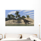 Large Brachiosaurus Walking along Wall Decal Design 2