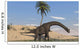 Large Brachiosaurus Walking along Wall Decal Design 1
