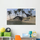 Two Large Brachiosaurus Grazing Wall Decal Design 3