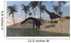 Two Large Brachiosaurus Grazing Wall Decal Design 3
