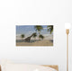 Large Brachiosaurus Roaming Tropical Wall Decal Design 1