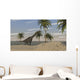 Large Brachiosaurus Roaming Tropical Wall Decal Design 1