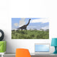 Large Brachiosaurus Grazing Open Wall Decal