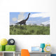 Large Brachiosaurus Grazing Open Wall Decal