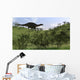 Dicraeosaurus Walking across Open Wall Decal Design 4