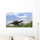 Dicraeosaurus Walking across Open Wall Decal Design 3
