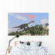 Gigantoraptor Running up Hill Wall Decal