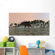 Kentrosaurus Drinking from Prehistoric Wall Decal