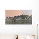 Utahraptor Hunting Kentrosaurus Shores Wall Decal