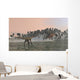 Utahraptor Hunting Kentrosaurus Shores Wall Decal