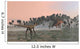 Utahraptor Hunting Kentrosaurus Shores Wall Decal