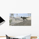 Monolophosaurus Running across Desert Wall Decal