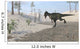 Monolophosaurus Running across Desert Wall Decal