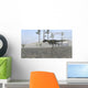 Monolophosaurus Running along Shoreline Wall Decal