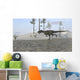 Monolophosaurus Running along Shoreline Wall Decal