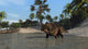 Brown Einiosaurus Shallow Water Wall Decal
