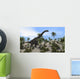 Large Brachiosaurus Tropical Environment Wall Decal Design 4