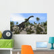 Large Brachiosaurus Tropical Environment Wall Decal Design 4