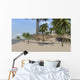 Ceratosaurus Running across Tropical Wall Decal Design 3