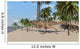 Ceratosaurus Running across Tropical Wall Decal Design 3