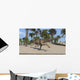 Ceratosaurus Running across Tropical Wall Decal Design 1