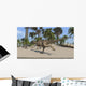 Ceratosaurus Running across Tropical Wall Decal Design 1
