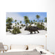 Triceratops Tropical Setting Wall Decal