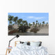 Triceratops Walking along Shoreline Wall Decal Design 3