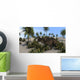 Brown Einiosaurus Tropical Setting Wall Decal