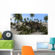 Brown Einiosaurus Tropical Setting Wall Decal