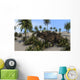 Brown Einiosaurus Tropical Setting Wall Decal